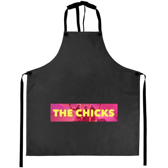Discover The Chicks Logo Aprons