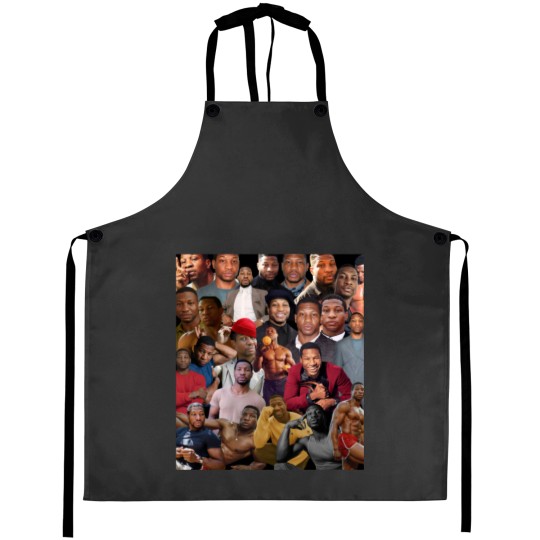 Discover Jonathan Majors photo collage Aprons
