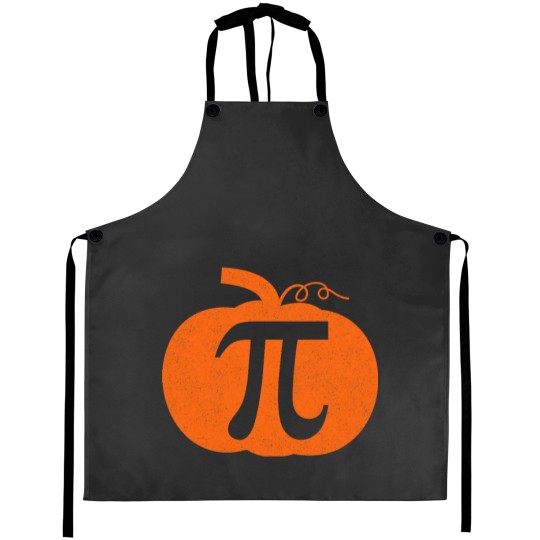 Discover Pi Day Pumpkin Pie Math Shirt Funny Halloween Thanksgiving 23 Aprons