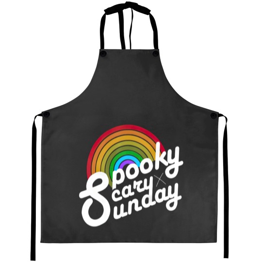 Discover Spooky Scary Sunday Aprons, Spooky Sunday Unisex