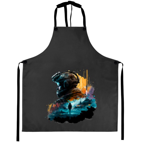 Discover Soldier watercolor print Aprons