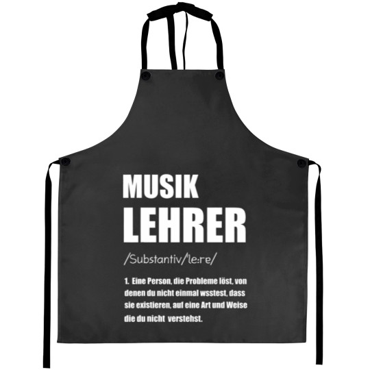 Discover Music Teacher Gift Aprons
