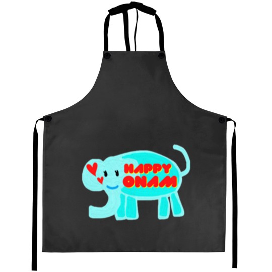 Discover happy onam Aprons