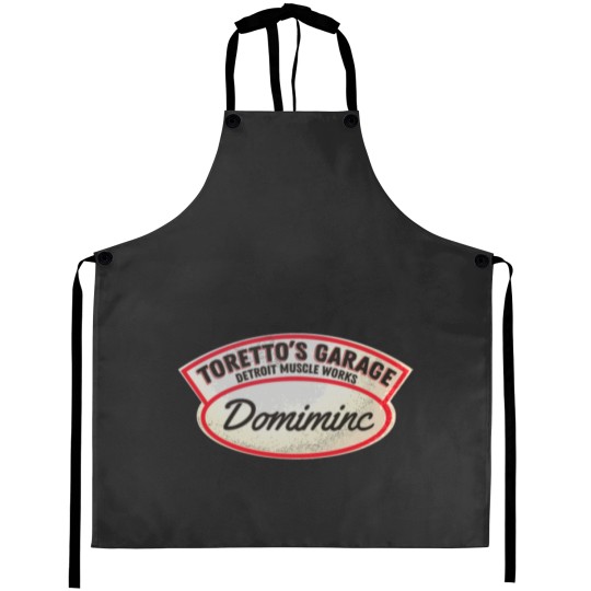 Discover Toretto_s Garage Dom Aprons