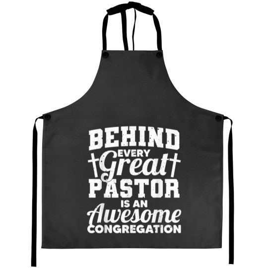 Discover Pastor Appreciation Art Men Women Preacher Clergy Ch.ristian Aprons