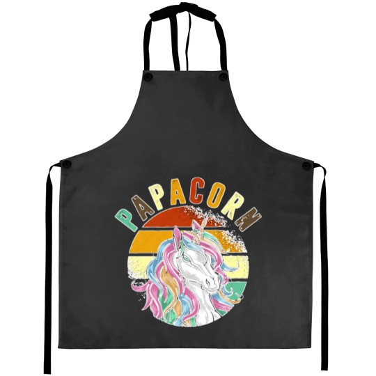 Discover Papacorn T-Shirt - Vintage Tshirt Aprons