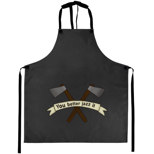 Discover You Disgusting Little Pig - Succession Sticker Aprons