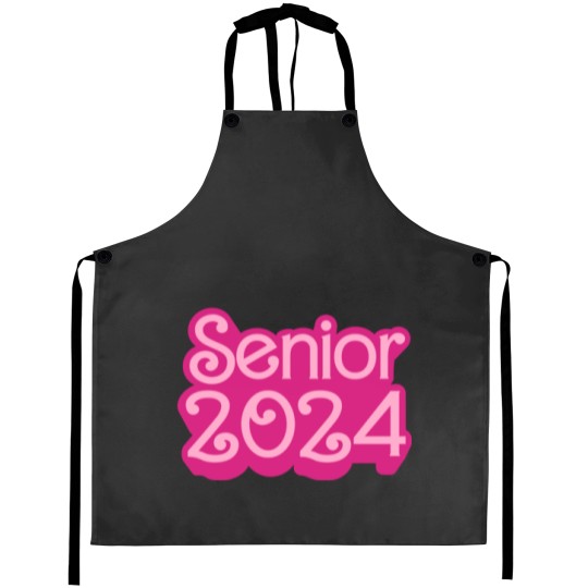 Discover This  is a Senior  Class of 2024  Graduation Poster Aprons
