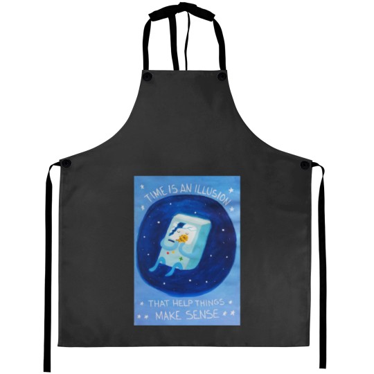 Discover Time adventure Poster Aprons