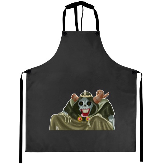 Discover THE LICH Sticker Aprons