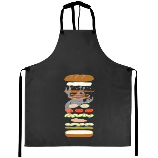 Discover Time Sandwich Aprons