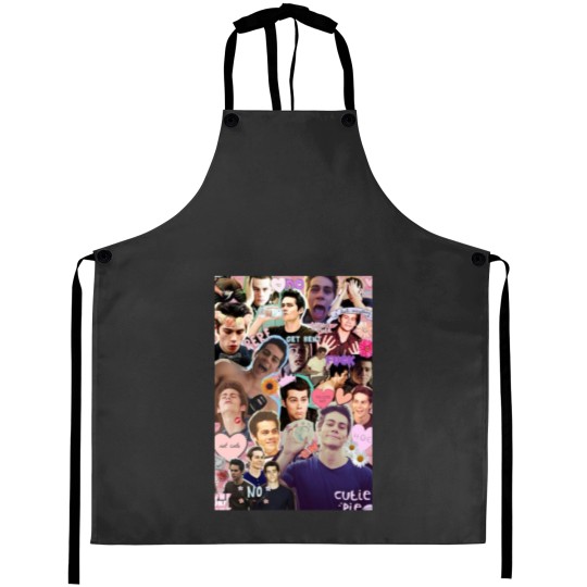 Discover Dylan O’Brien collage Aprons