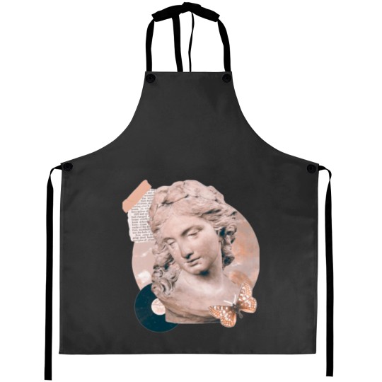 Discover you are my Venus dark academia collage Sticker Aprons