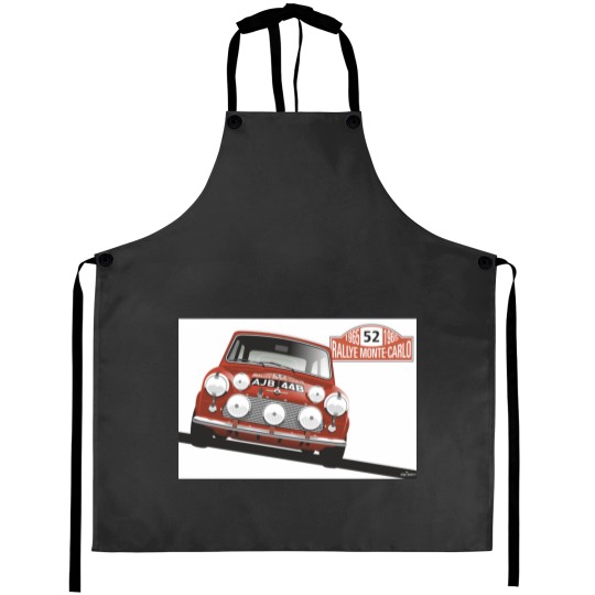 Discover 1965 Rallye Monte Carlo winner Sticker Aprons
