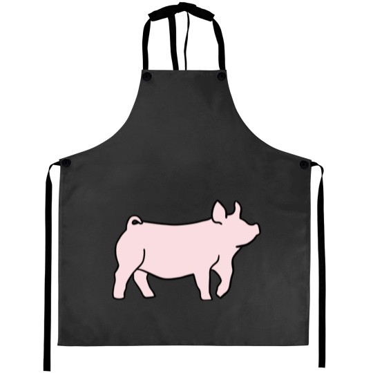 Discover Yorkshire Show Pig Sticker Aprons