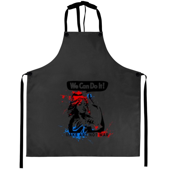 Discover We Can Do It Aprons