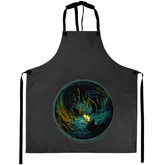 Discover A Light in the Dark-Fantasy Aprons