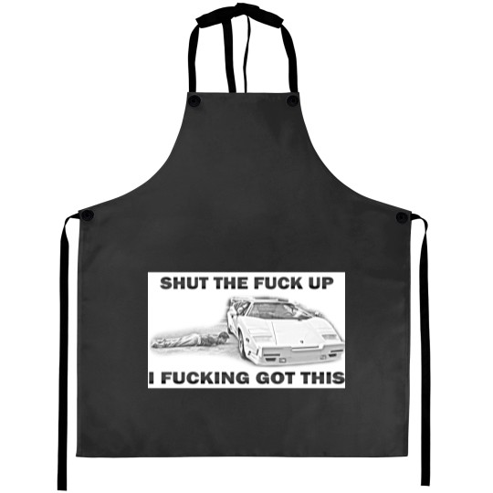 Discover Wolf of Wall Street Countach STFU Aprons