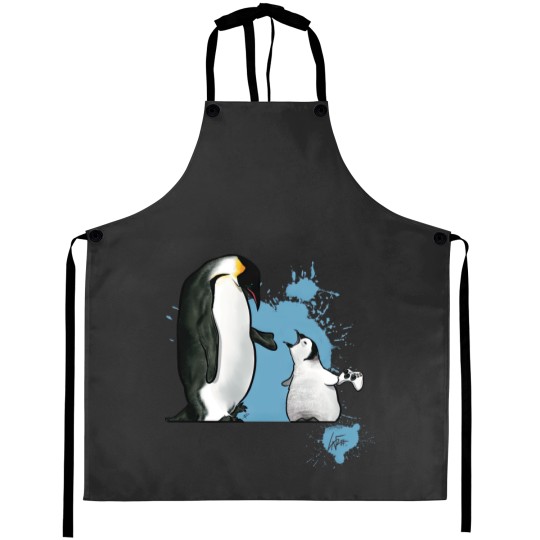 Discover Penguin Gamer Chick Aprons