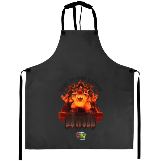 Discover the bros movie king of the koopas bowser statue Aprons