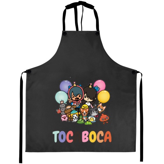 Discover Great Model Toca Boca World Awesome For Movie Fan Aprons