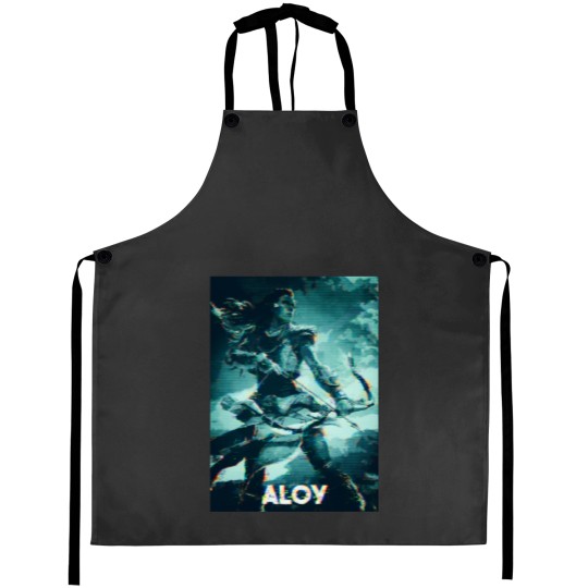 Discover Gifts Idea Horizon Action Game Dawn Zero Love You Aprons