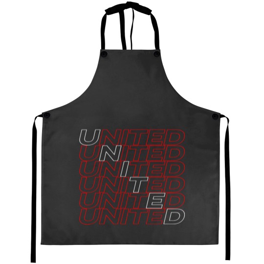 Discover MANCHESTERs UNITED - MAN UNITED 2020 BLACK Aprons