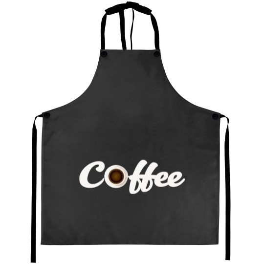 Discover Coffee Cup Shield design for Coffee Lovers Aprons