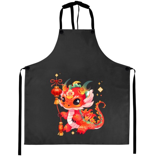 Discover chinese new year 2024 year of the dragon lunar celebrations t Aprons