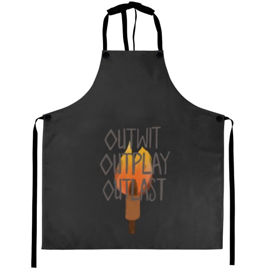 Discover Outwit, Outplay, Outlast (Survivor) Aprons