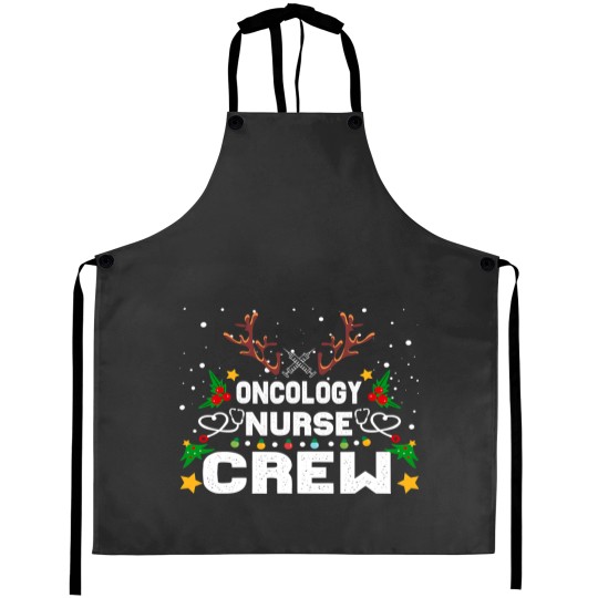 Discover Penguin Oncology Nurse Christmas Crew Funny Family Women 449 Aprons