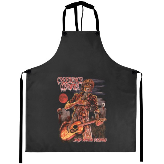 Discover Bad moon rising Aprons