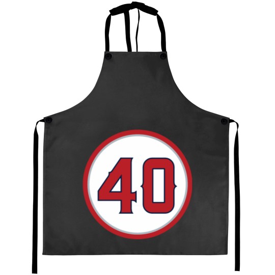 Discover Troy Percival 40 Jersey Number Aprons