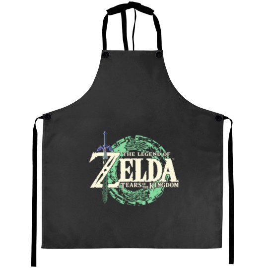 Discover The Legend Of Zelda Tears Of The Kingdom Logo Aprons