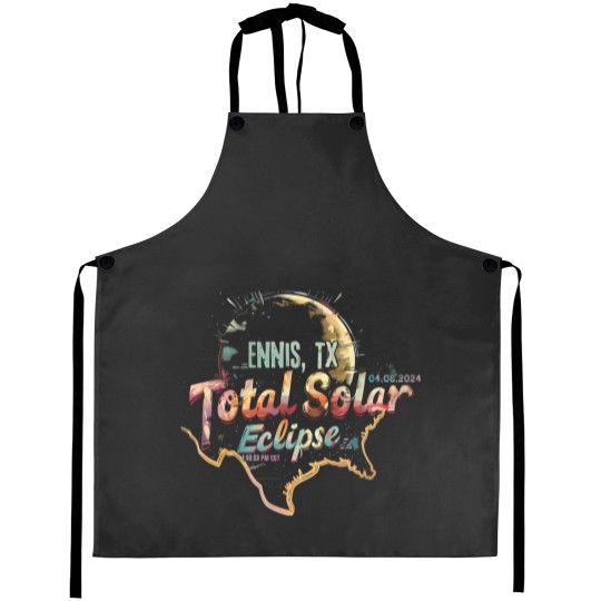 Discover Ennis, TX 2024 Total Solar Eclipse Aprons