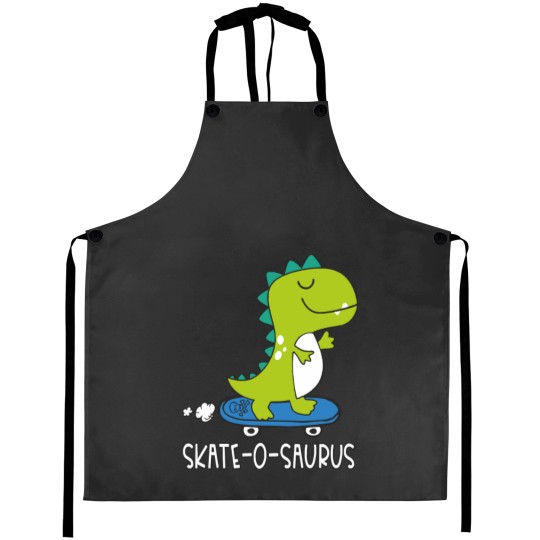 Discover Skating Dino Skating Dino Skate-O-Saurus Dinosaur Aprons
