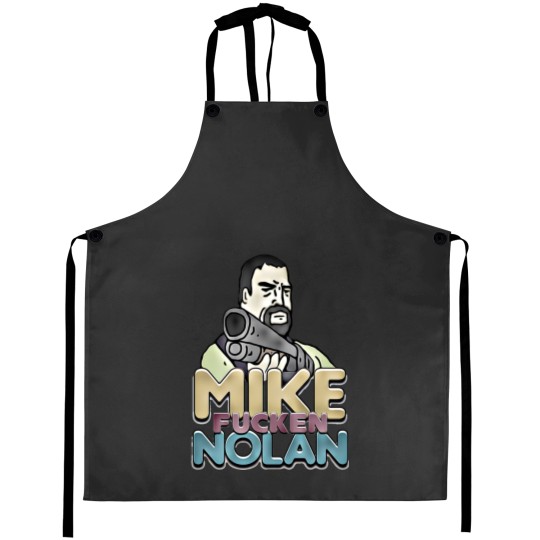 Discover Mike Facken Nolan The Big Lez Show Aprons