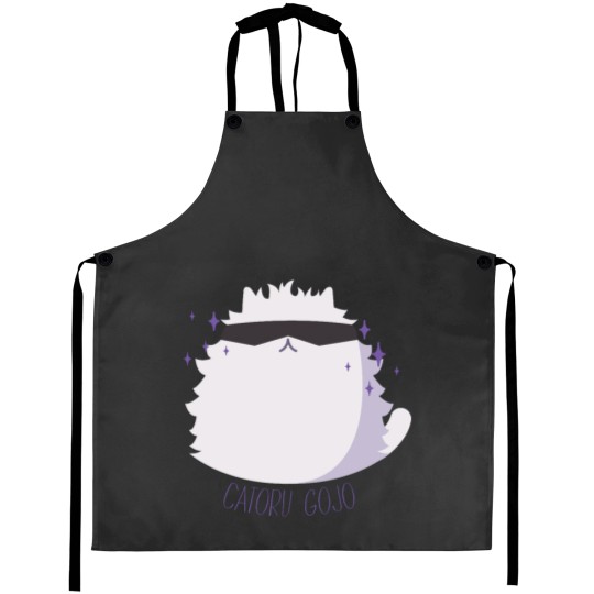 Discover Chibi Gojo Cat Aprons