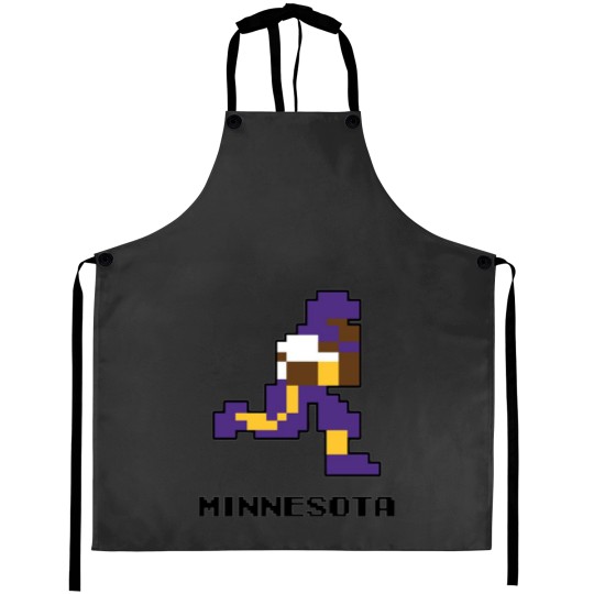 Discover 8 bit Minnesota Football Aprons