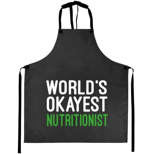 Discover Aprons Featuring Funny Nutrition Saying by Dietitian