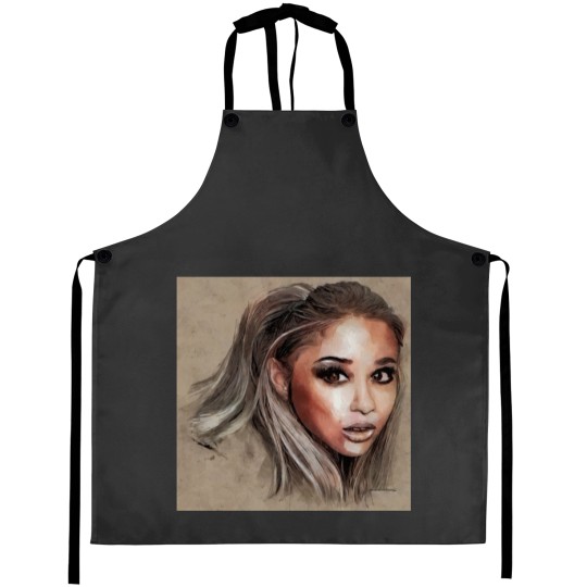 Discover Ariana`s Grande portrait  (1) Aprons