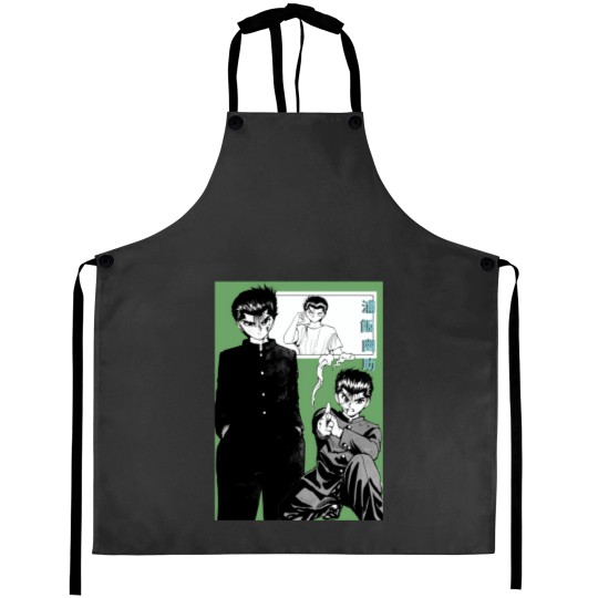 Discover Yusuke Urameshi Spread Aprons