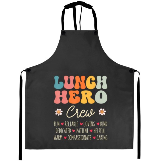 Discover lunch hero crew appreciation week back to school Aprons