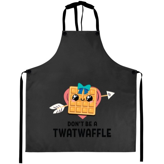Discover don't be a twatwaffle waffle eaters (2) Aprons