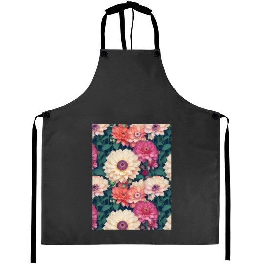 Discover Blossoming Garden Haven Graphic Aprons