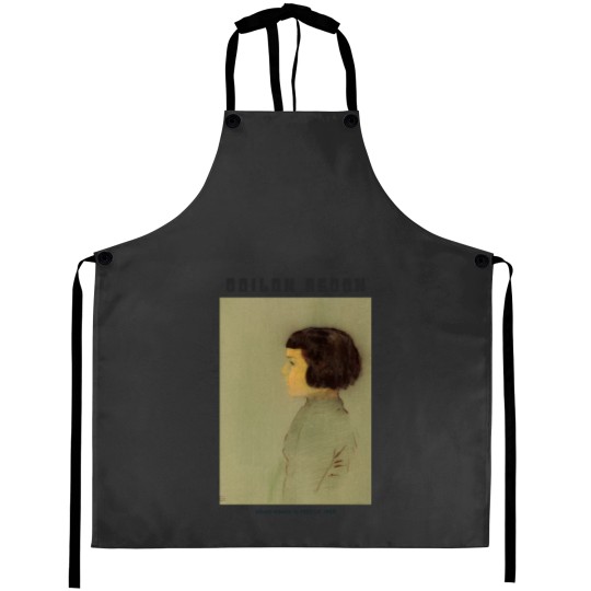 Discover Young Woman in Profile (1910) by Odilon Redon Aprons