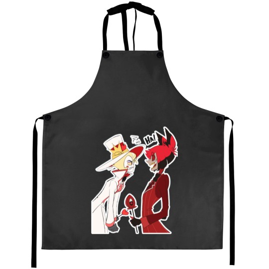 Discover Charlastor Alastor Lucifer HazbinHotelTActive Aprons