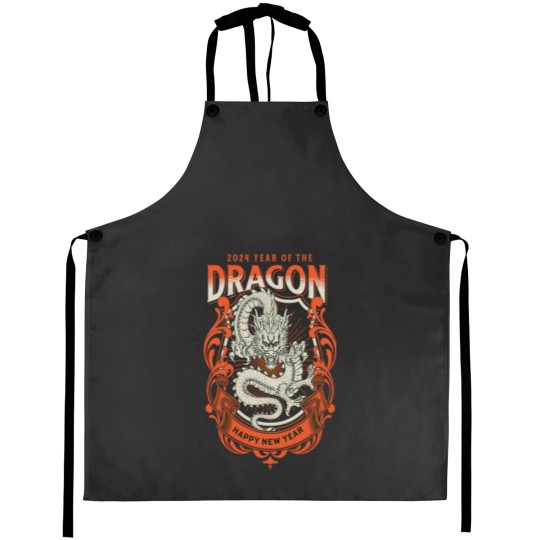 Discover Year of the Dragon Shirt done in KITTLE Aprons