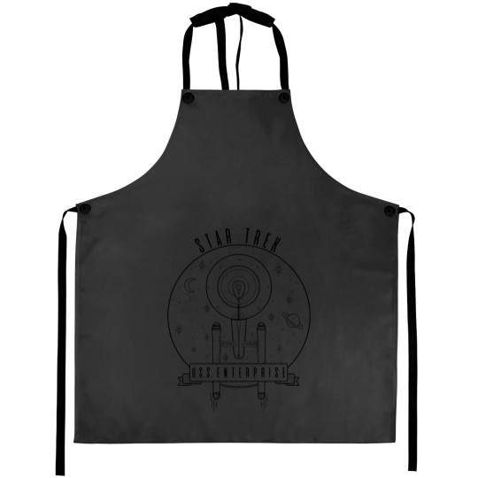 Discover Original Series . Enterprise Outline Aprons