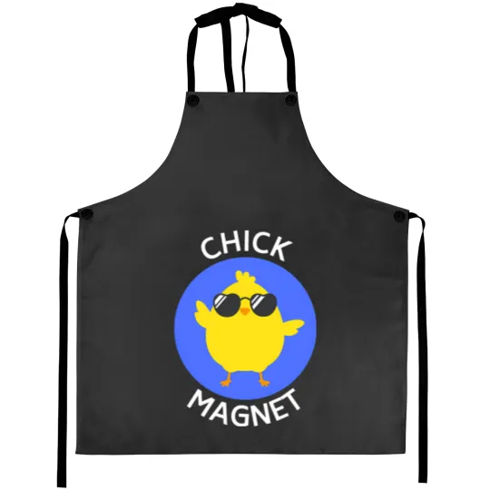 Discover Chick Magnet  Chick Pun T-Shirt (1) Aprons